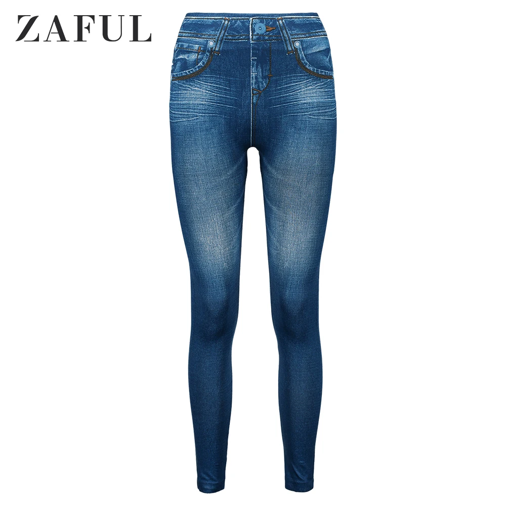 

ZAFUL Sexy Printed Leggings Fitness Women Clothing Sport Running Leggins Elastic Slim High Waist Pants Ladies Casual Jeggings