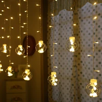led string light wish orbs wish ball lights string lights starry curtain lights background lights christmas decorations