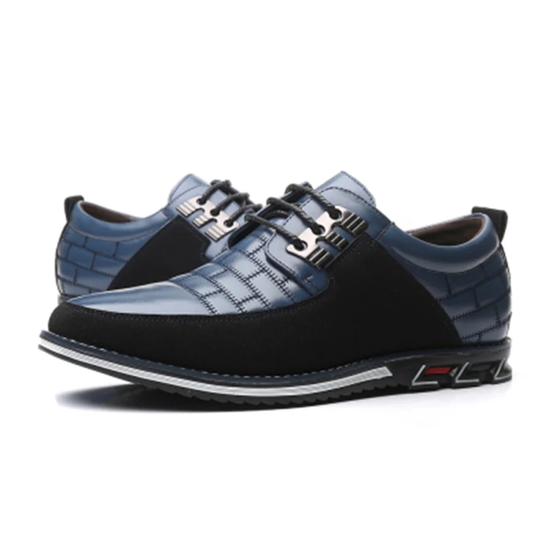 New Selling Men Walking Shoes Reebok Loafers Fashion Rubber Anti skid Adult Male Casual Dress Commerce Leather Big Size 45 | Спорт и