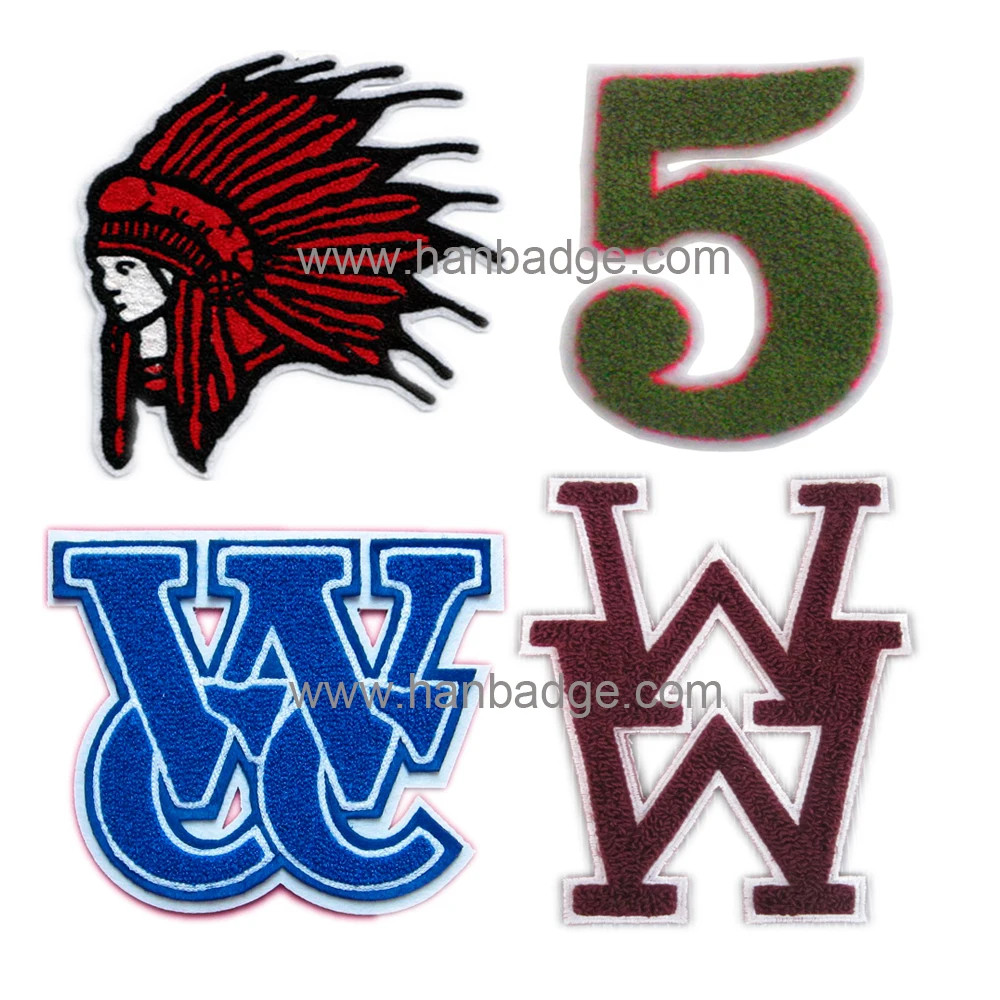 

Custom Chenille Patch Embroidery Emblem Patches with Customized Logo