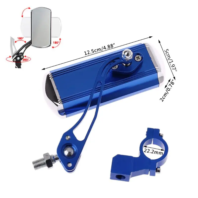 

Cycling Bike Bicycle Classic Rear View Mirror Handlebar Flexible Safety Rearview PXPF