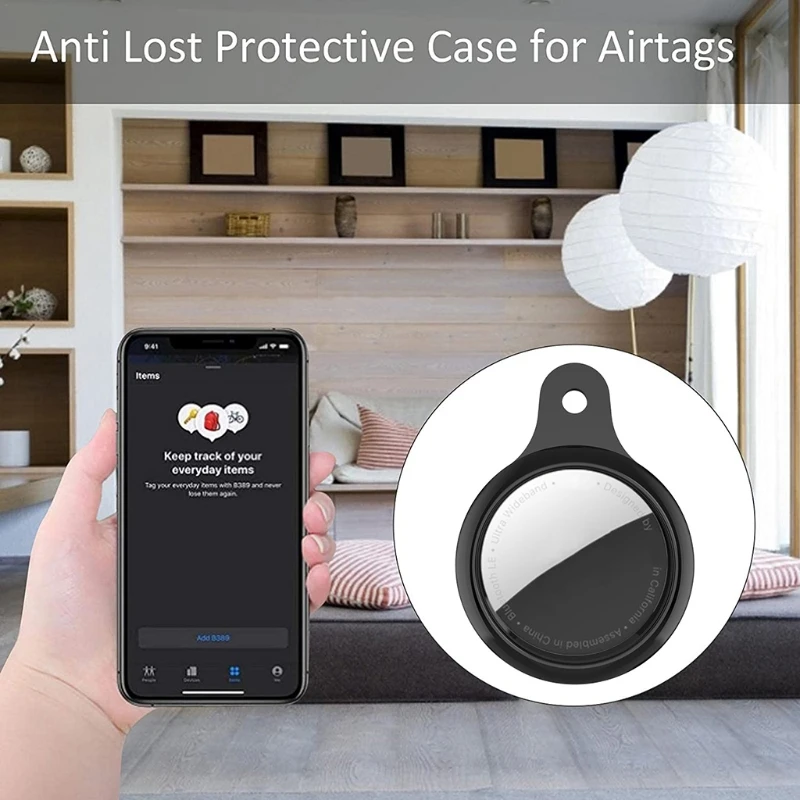 

Protective Skin for Airtags Portable Case for Airtag Bluetooth Key Finder Full Protective TPU Shell Accessories