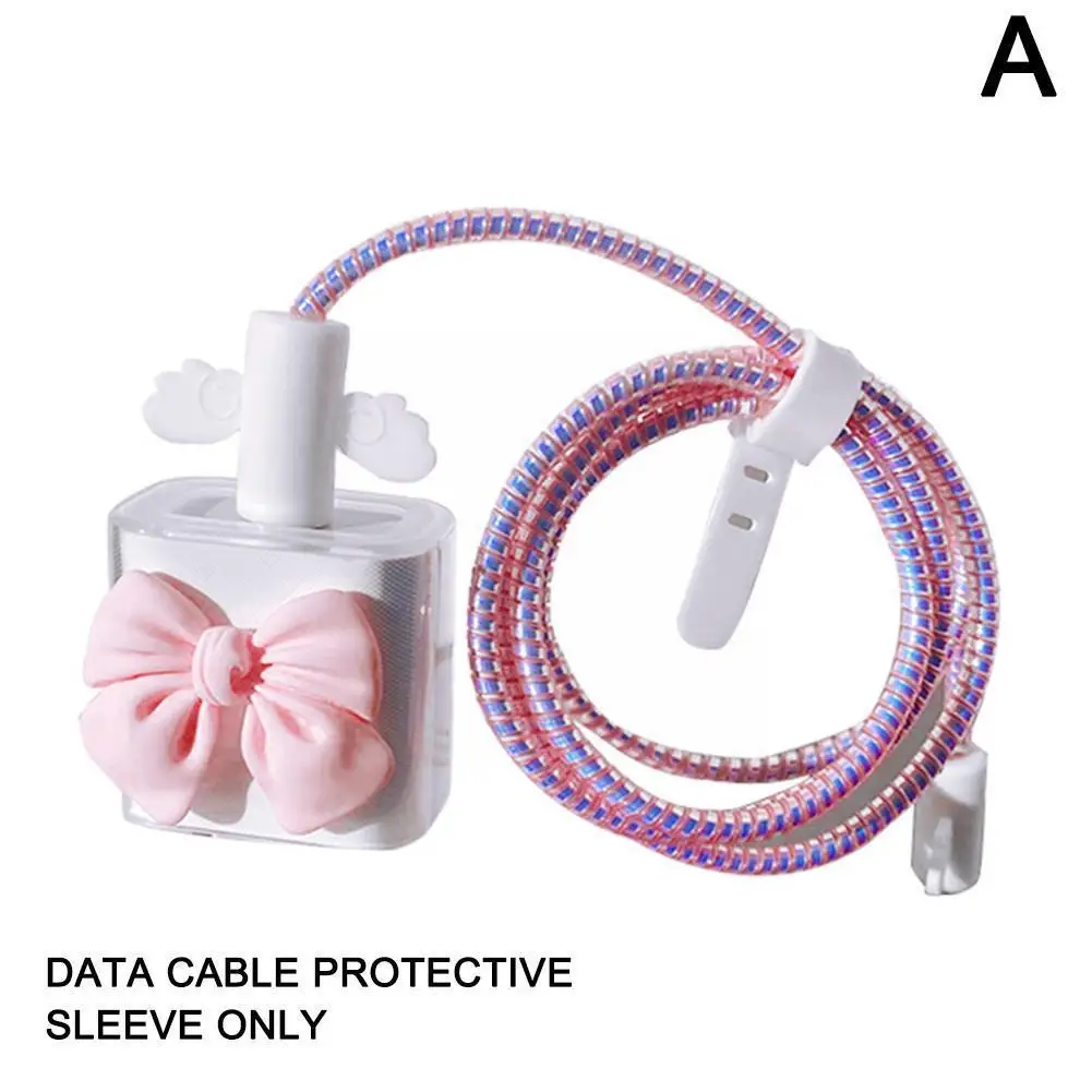 

TPU USB Charger Cable Cord Protector Wrap Cable Winder For Iphone 11 Data Cable Protective For Apple 18W 20W Charger Case J8W8