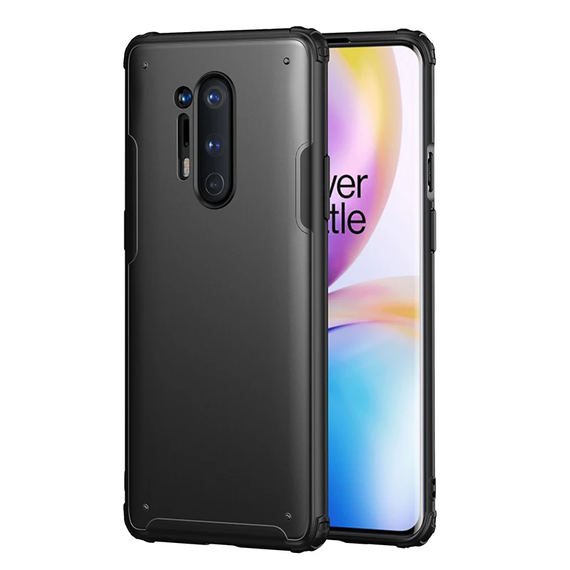 

for OnePlus 8 Pro Case OnePlus 8 Cover Skin feel Ultra Thin Non-slip Matt PC Back Cover with Rubber TPU Bumper Shockproof Shell