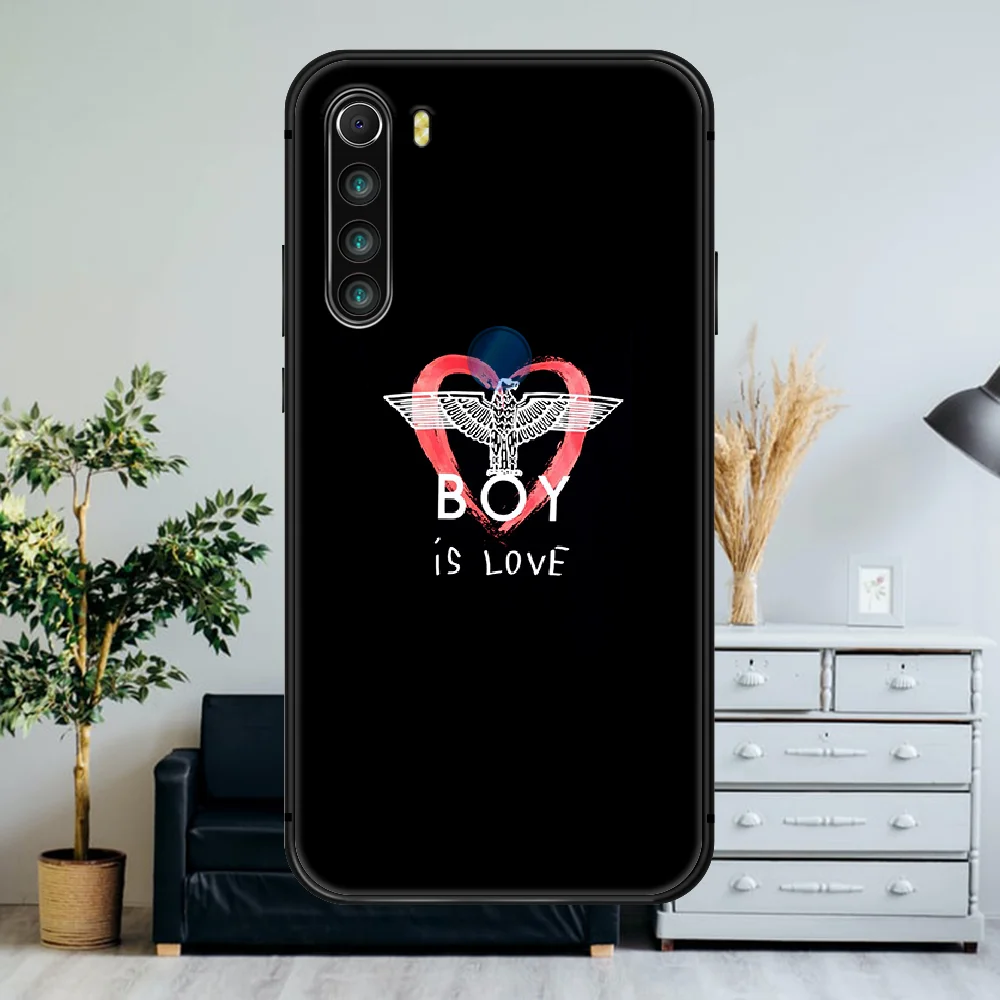 

Fashion Luxury brand Boys London Phone Case For Xiaomi Redmi Note 7 8 8T 9 9S 4X 7 7A 9A K30 Pro Ultra black Bumper 3D Coque