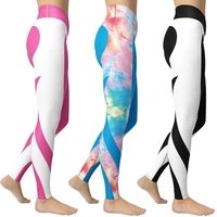 heart shaped print series womens yoga pants texture stretchable sports pants fitness exercise squat legging mujer sxxl