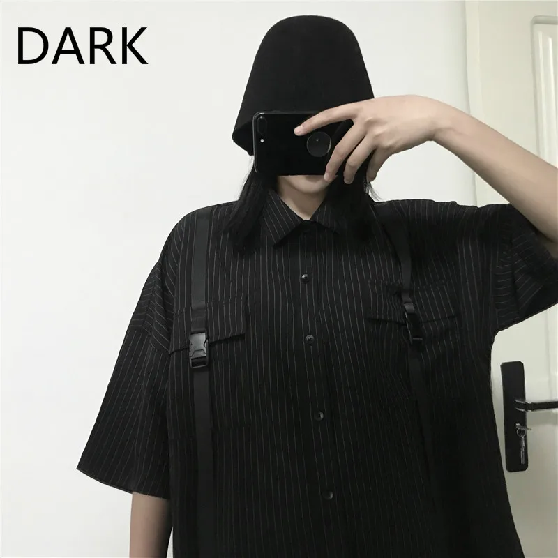2020 женские универсальные полосатые свободные дизайнерские нишевые рубашки