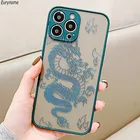 Чехол с рисунком дракона для OPPO Reno 5 6 4 Pro 4z Find X3 Lite A52 A72 A92 A93 A94 A54 Прозрачный матовый Модный чехол для телефона