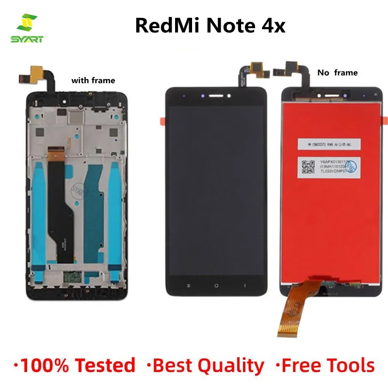 ЖК-дисплей для Xiaomi Redmi Note 4 4x сенсорный экран 5 дюйма дигитайзер в сборе замена |