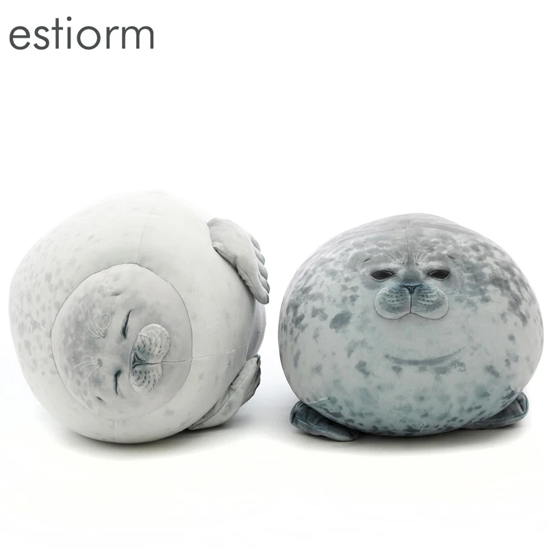 Пушистой плюшевой ткани Толстые Подушка тюлень милый морское животное плюшевое