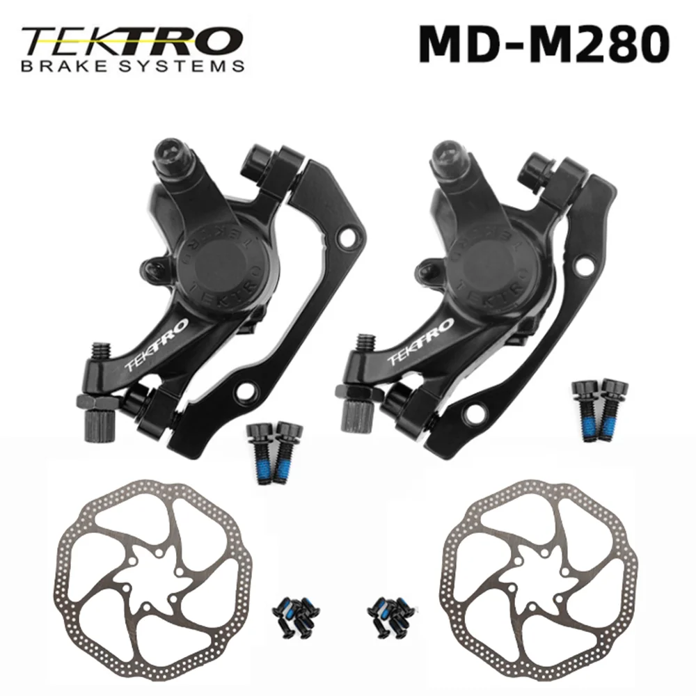 

TEKTRO MD-M280 MTB Bike Hydraulic Disc Brake Bicycle Accessories 160MM Wire-Controlled MTB Mechanical Disc Brake Parts
