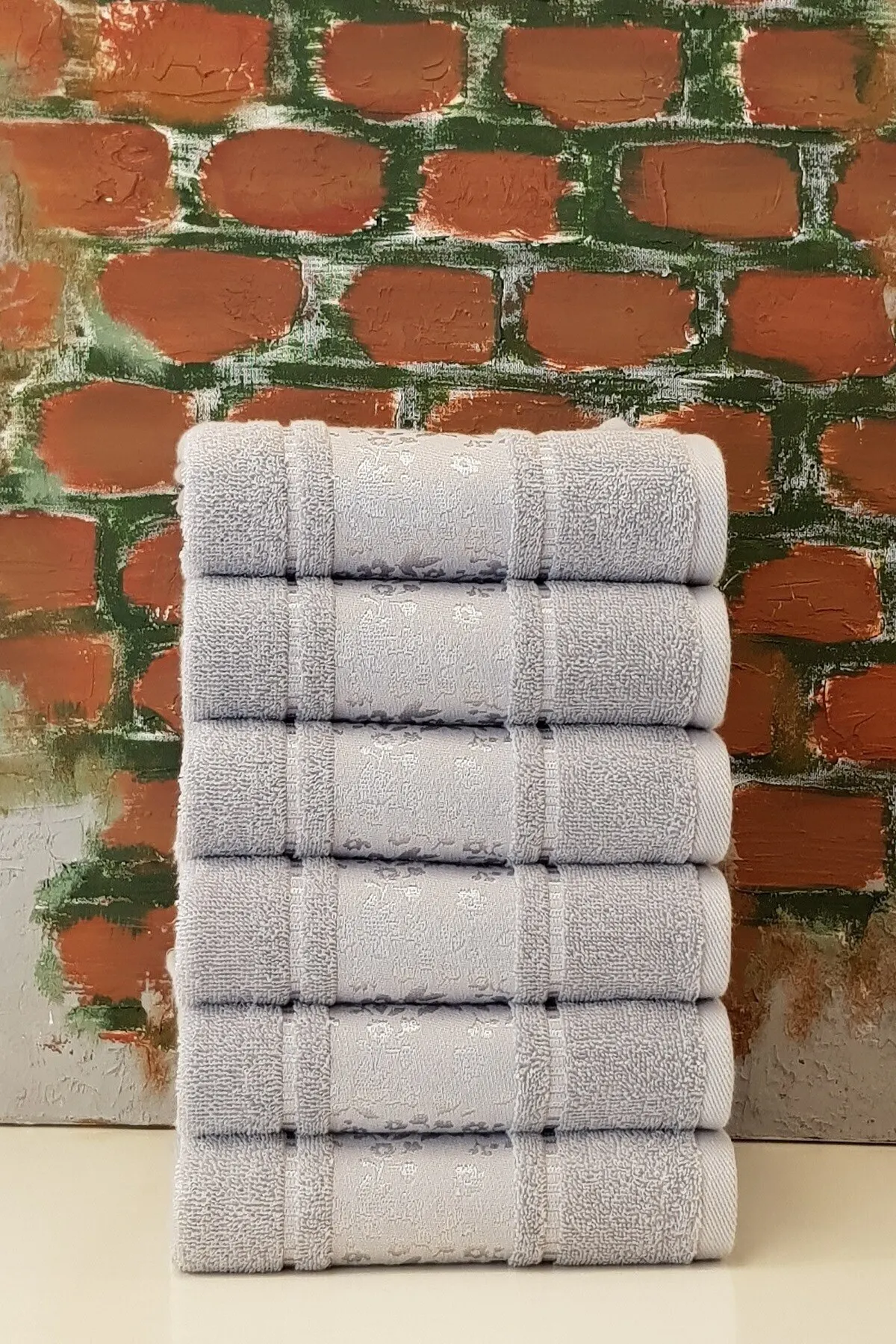 

Полотенце для ванны, чистые мягкие камелии, 6 серых комплектов