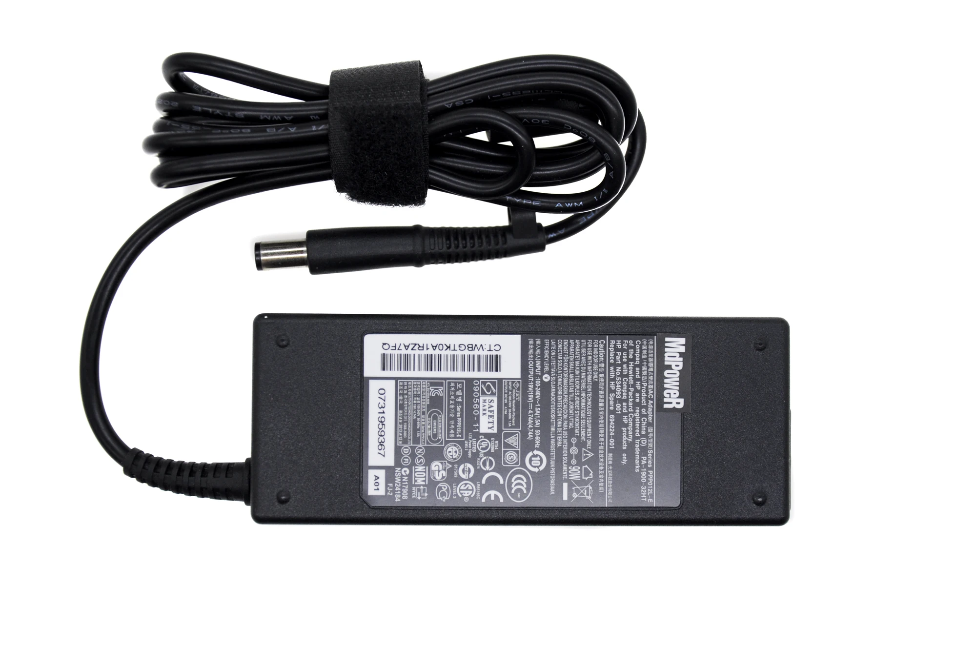 Зарядное устройство для ноутбука HP 4311s 4320s 4321s 4330s 4331s 4341s 4410s 4411s 4436s 4441s 4446s 4520s 6710b 6515b