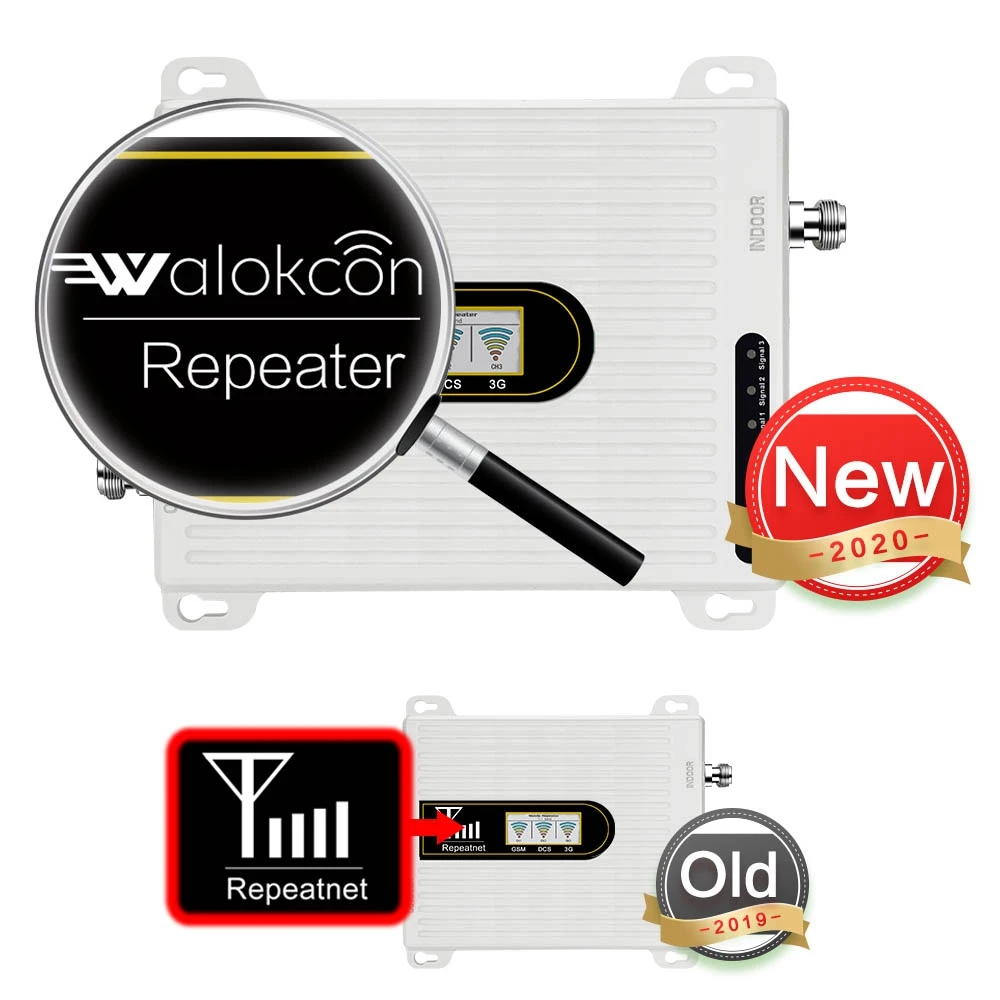 Kup 4g Regenerator Sygnału GSM Wzmacniacz 2g 3g 4g Wzmacniacz Komórkowy Telefon Komórkowy Antena Sieciowa LTE Internet Extender Tri-band 10/12dBi