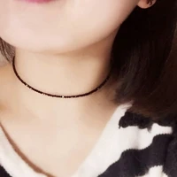 new 2021 black short chain necklace simple charming womens wedding bead choker fashion lady party jewelry girl gifts