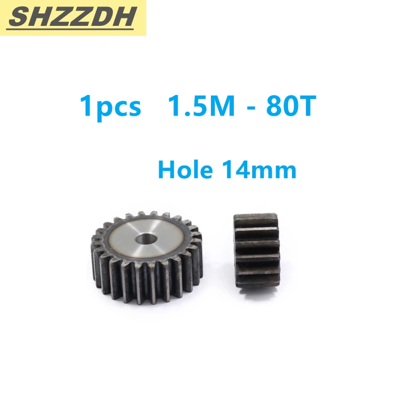 1 шт. прямозубая Шестерня 5 м 80 т внутреннее отверстие 12 мм плоская 45 # стальной