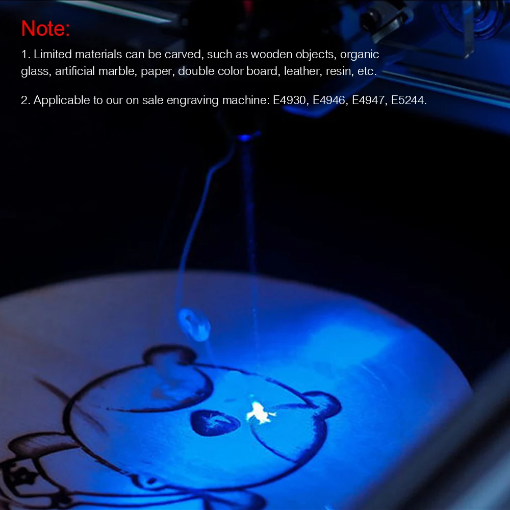 

New 500mw / 2500mw / 5500mw Blue-violet Light Laser Head for DIY Carving Engraving Machine Engraver Accessory