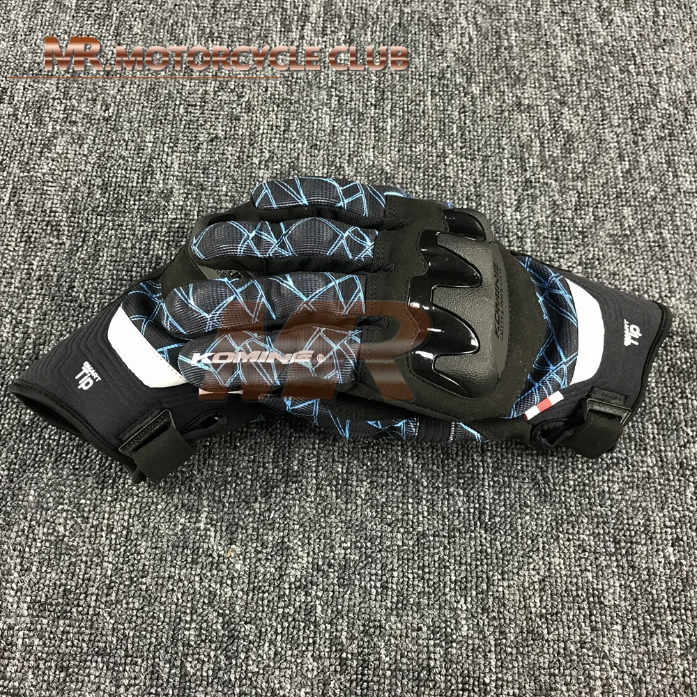 Komine GK-220 3D мотоциклетные летние перчатки из сетки Защитные Дорожные гоночные с