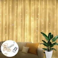 3m garland curtain christmas festoon led light usb remote control garland on window new year christmas decoration for home