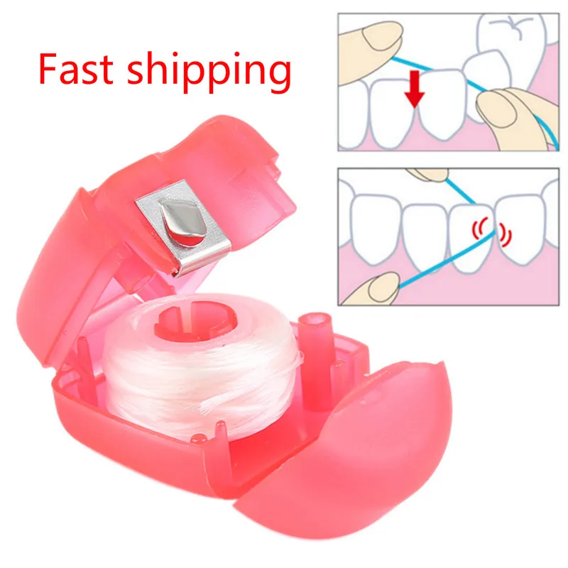 15m Flosser Oral Hygiene Teeth Cleaning Wax Mint Flavored Floss Spool Toothpick Care | Красота и здоровье