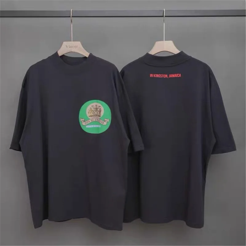 Высококачественная футболка Cpfm Kanye с изображением Иисуса короля 1:1 Мужская и