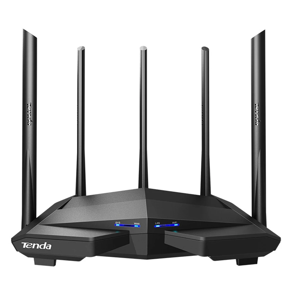 

Tenda AC11 Router AC1200 Dual Band 2.4&5GHz Gigabit Dual Band 12AC Wireless Wifi Repeater 5*6dBi High Gain Antennas CN Version