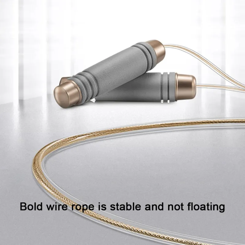 

Professional Jump Rope Skip Speed Weighted Jump Ropes Anti-Slip Foam Handle Jump Rope Training Workout Equipments