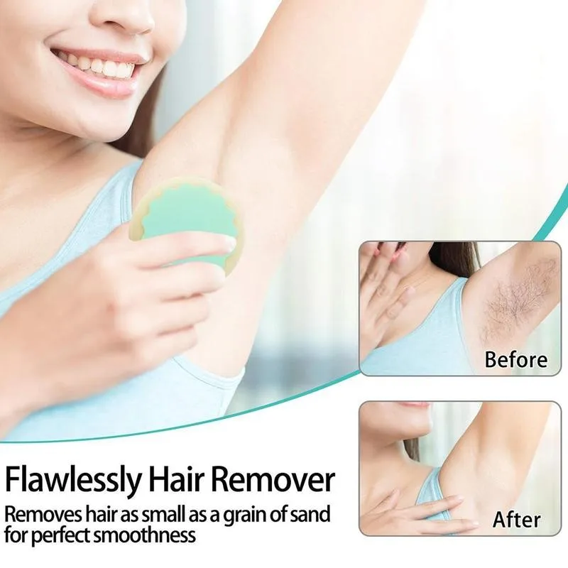 

6pcs/set Painless Hair Removal Sponge And Scraping Board Leg Arm Body Depilation Professional Women Girl Epilator Tools