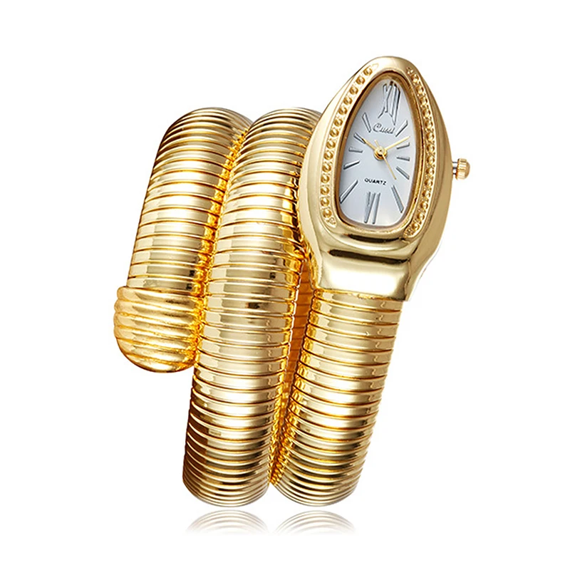 

New Luxury Brand Trendy Snake Bracelet Watches Vogue Girls Brand Quartz Clock Religios Women Fashion Bracelet Infinity Watch