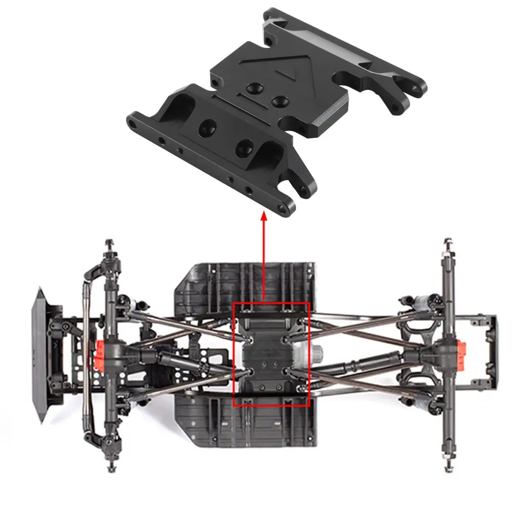 

1PCS Metal Gearbox Mount Transmission Holder for 1/10 RC Crawler Axial SCX10 II 90046 90047 90075 RC Car Accessories