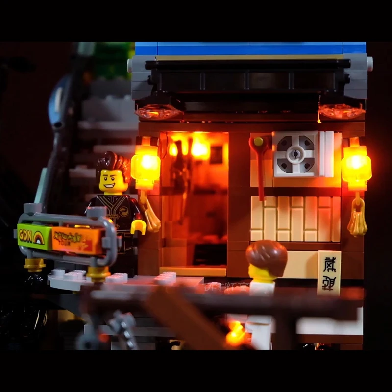 Светодиодный комплект для Lego 70657 совместимый с 06083 городскими доками ninjagoo набор