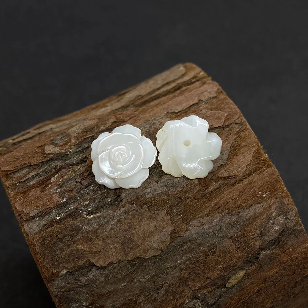 Бусины Из Натуральной перламутровой ракушки бусины с подвесками в виде цветов