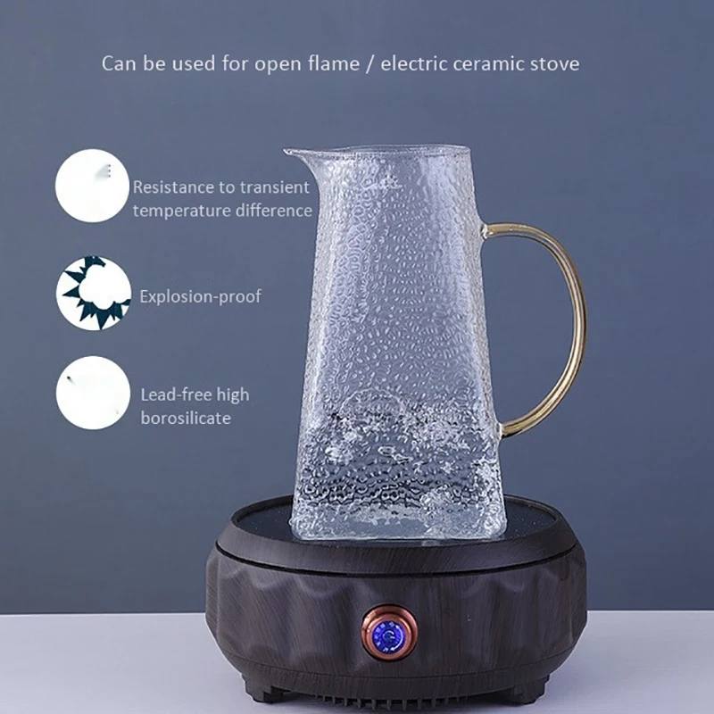 1 5л стеклянный чайник холодный кувшин бутылка для воды Снежная точка молоток