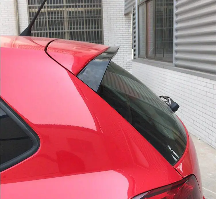 Черный Задний спойлер для багажника ABS подходит Volkswagen POLO GTI 2010 2011 2012 2013 2014 2015 2016 2017