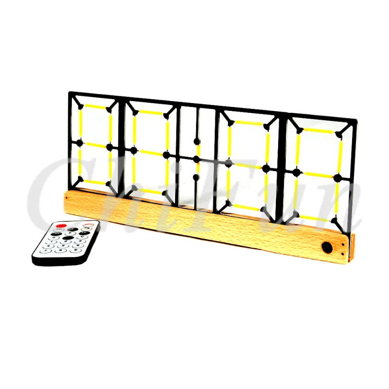 Светодиодные часы двусторонний источник питания USB изысканный и лаконичный