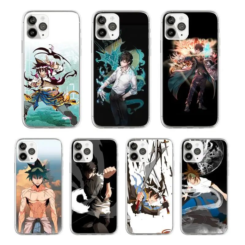 

The God of Highschool anime Phone Case Transparent soft For iphone 5 5s 5c se 6 6s 7 8 11 12 plus mini x xs xr pro max
