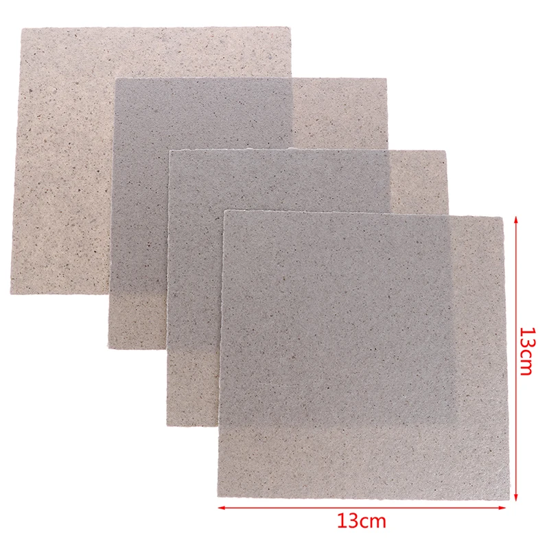 

4Pcs Mica Plates Sheets Microwave Oven Repairing Part Kitchen Tool 130 x 130mm