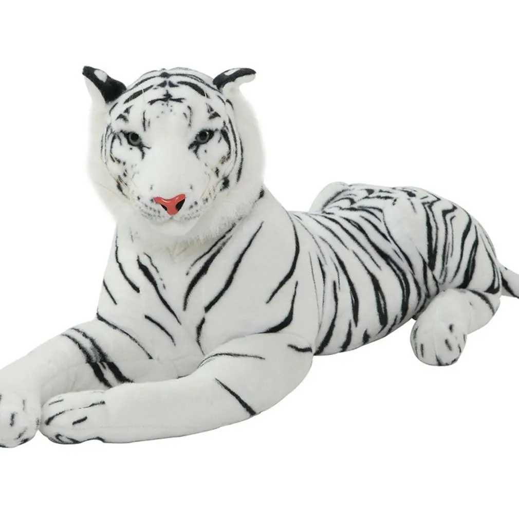

Tiger Plush Toy Realistic Tiger Stuffed Animal Simulation Plush Toy Crawling Posture Lifelike Doll Festival For Toddler Kids