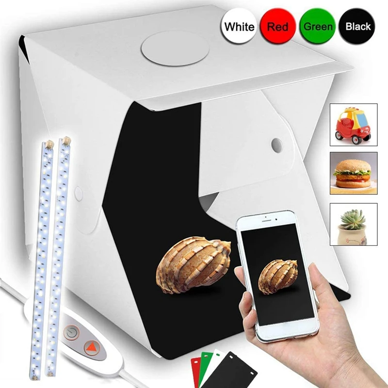 Светильник тбокс для фотосъемки складной портативный комплект с верхним