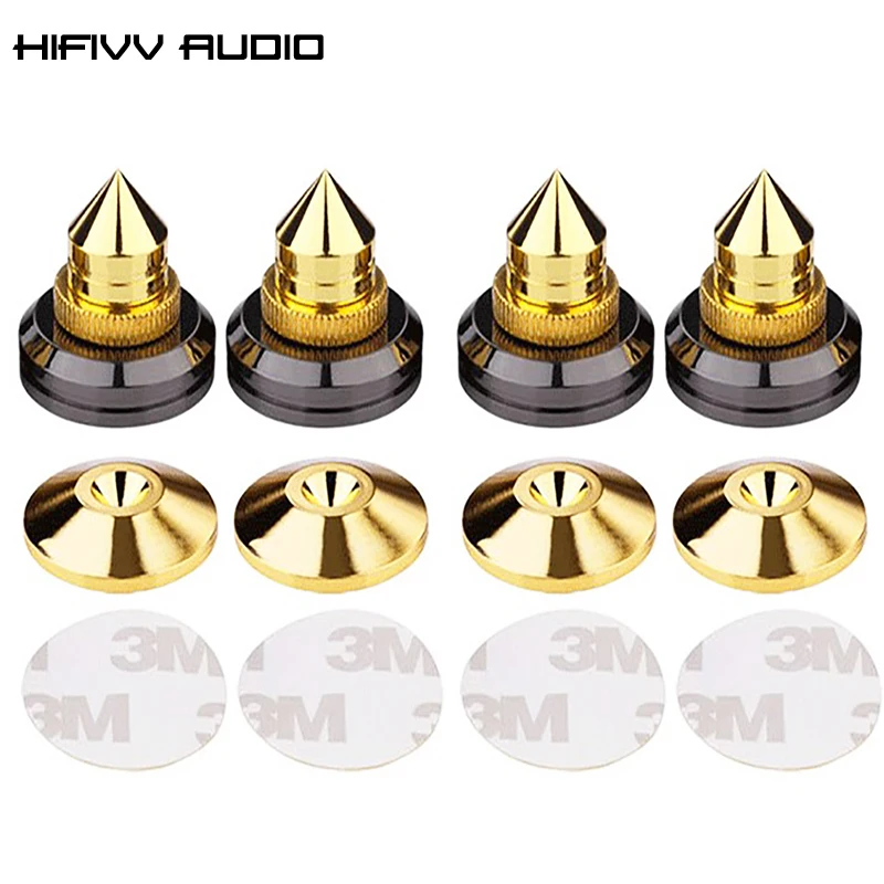 Высококачественные позолоченные накладки для ног мягкие штифты HiFi