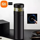 Цифровая чашка xiaomi quange 400 мл, умная изоляционная бутылка, термос с крышкой из нержавеющей стали 316, чашка с отображением температуры