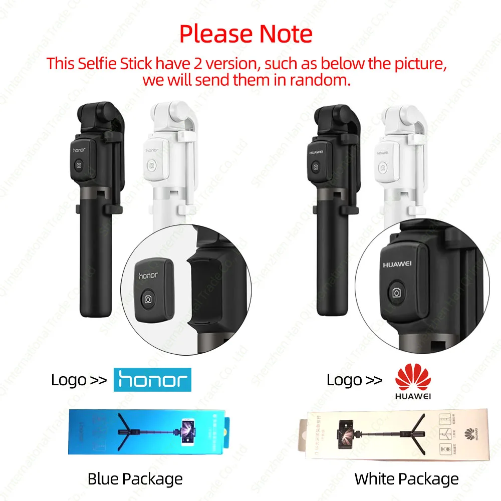 huawei Honor bluetooth селфи палка Трипод Беспроводной монопод выдвижной ручной штатив держатель для IOS Android телефонов
