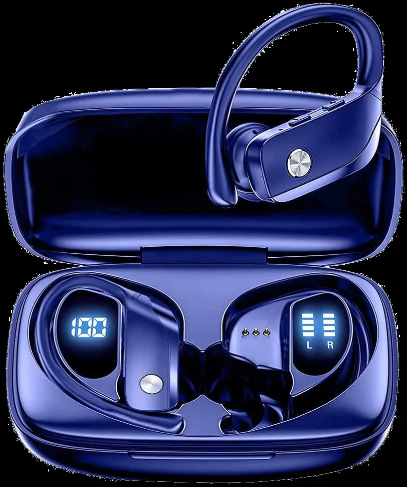 

Bluetooth 5.0 True Wireless Earbuds With Mic Headphones Earhook Sport Waterproof