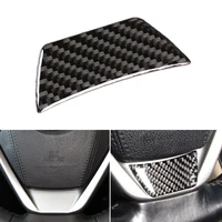 soft carbon fiber car styling interior steering wheel panel cover sticker trim for toyota highlander 2015 2016 2017 2018