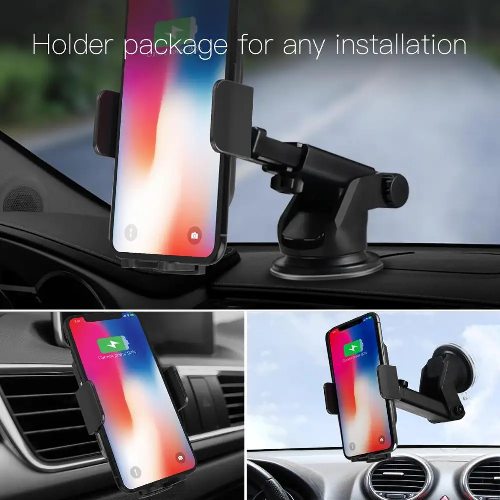 

JAKCOM CH2 Smart Wireless Car Charger Mount Holder Match to 26650 battery wireless charging lamp wall charger pad fast 30w