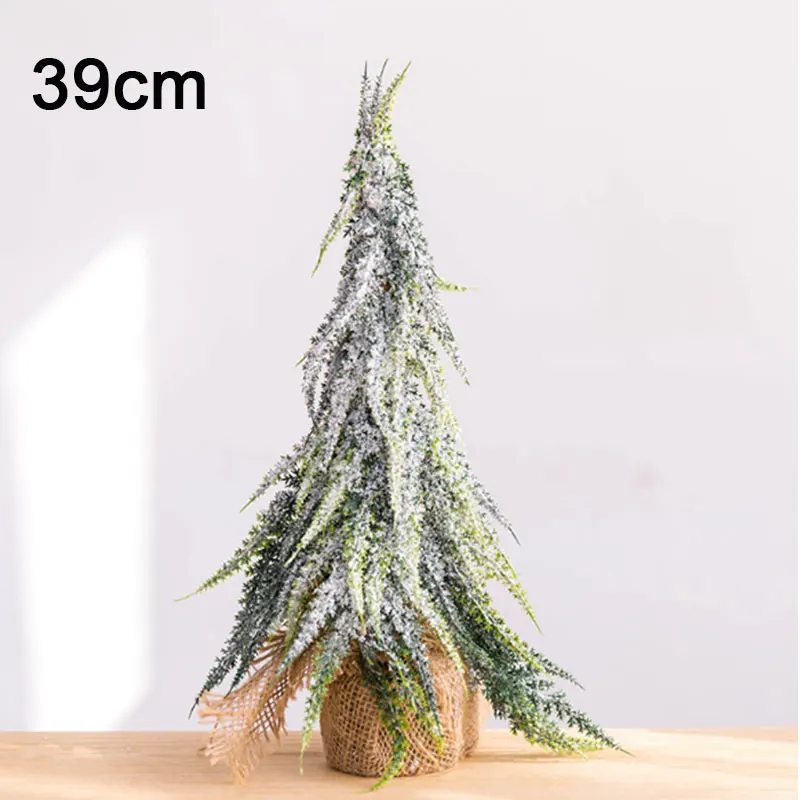 Рождественская елка для украшения дома снежные поддельные пинетки украшение
