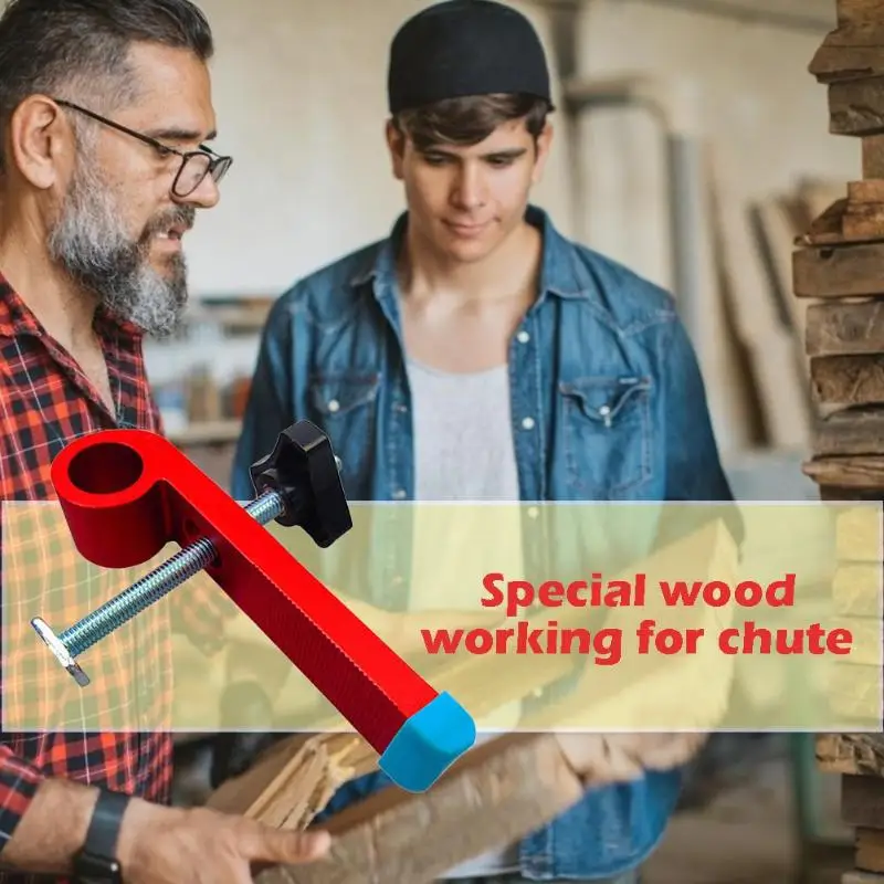 Быстродействующий зажим из алюминиевого сплава Т образный для деревообработки