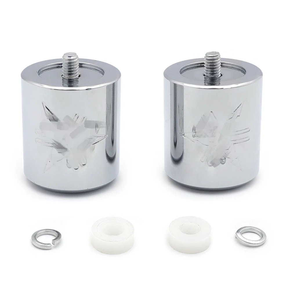 Ползунок на руль для Yamaha R1 1998 2012/R6 2006 Up/FJR1300 хромированный Afermarket бесплатная