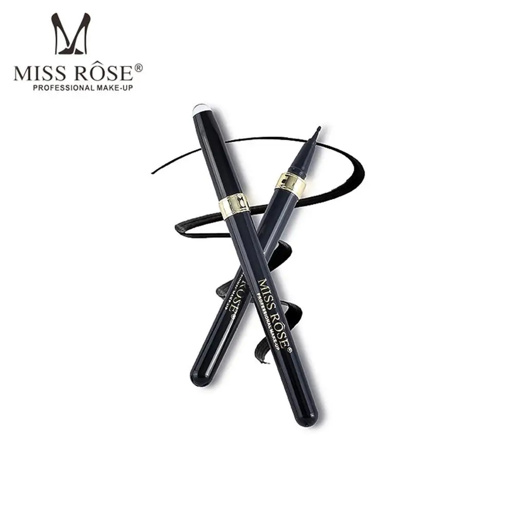 

1PC Black Eyeliner Waterproof Eye Liner Pen Natural Rounded Nib Eyeliner Quick-drying Long-lasting Beauty Makeup Cosmetics