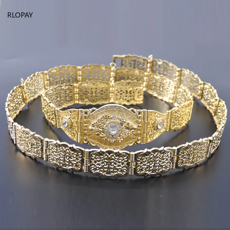 Лидер продаж Для женщин пояс для или вечернее платье золото талия с Одежда